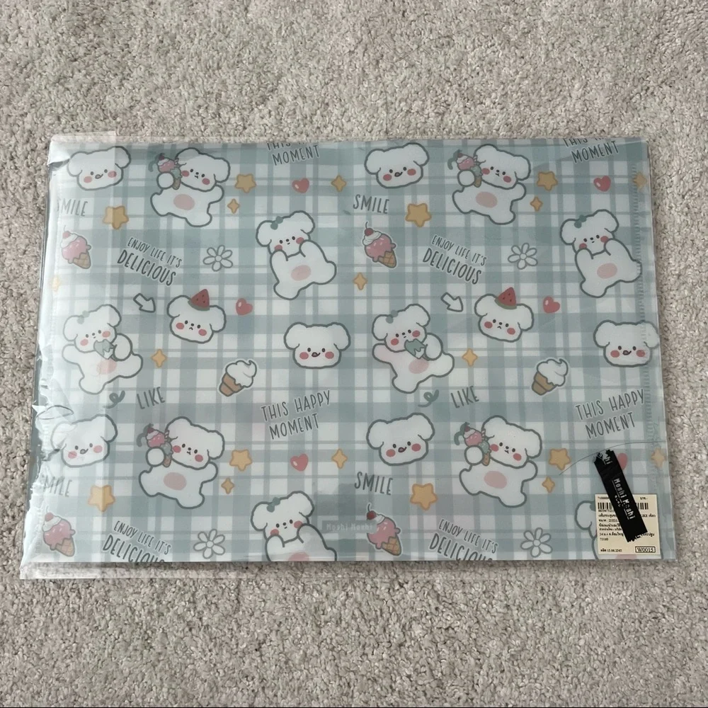 Cute Japanese Stationary Folder and Notepad